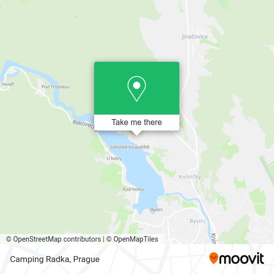 Карта Camping Radka