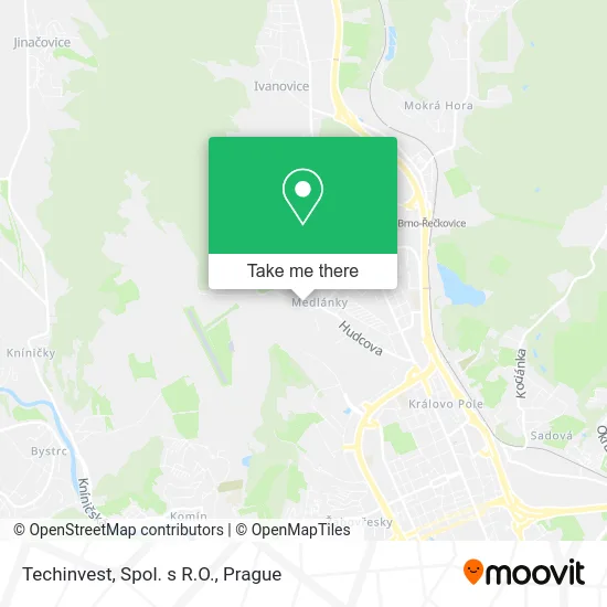 Карта Techinvest, Spol. s R.O.