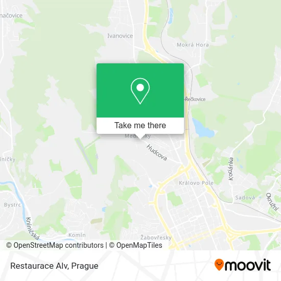 Карта Restaurace Alv