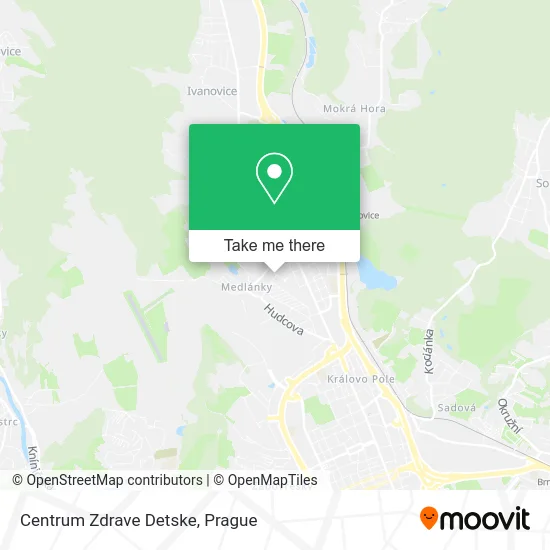 Карта Centrum Zdrave Detske