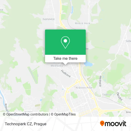 Карта Technopark CZ