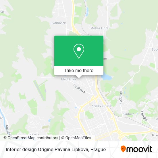 Карта Interier design Origine Pavlína Lipková