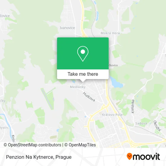 Карта Penzion Na Kytnerce