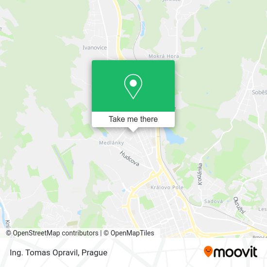 Карта Ing. Tomas Opravil