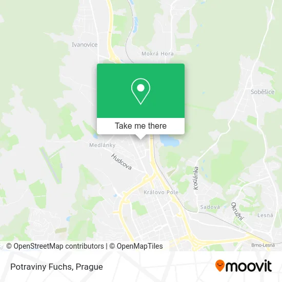 Карта Potraviny Fuchs