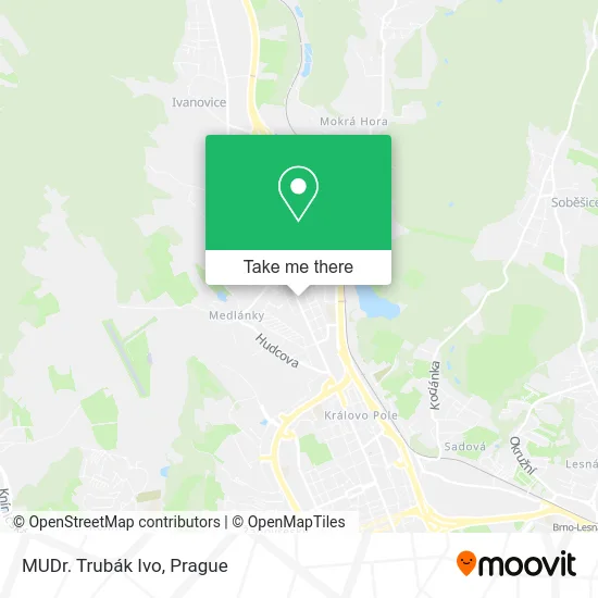 Карта MUDr. Trubák Ivo