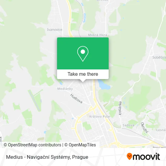 Карта Medius - Navigační Systémy