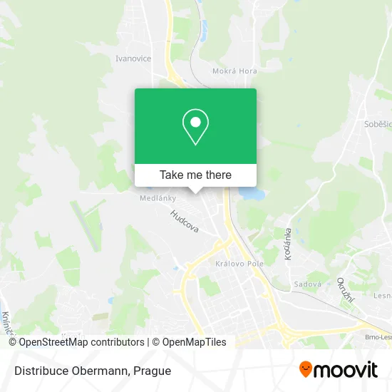 Карта Distribuce Obermann