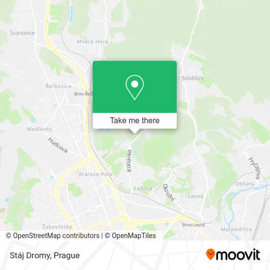 Карта Stáj Dromy