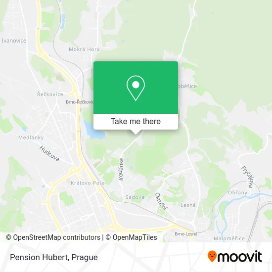 Карта Pension Hubert