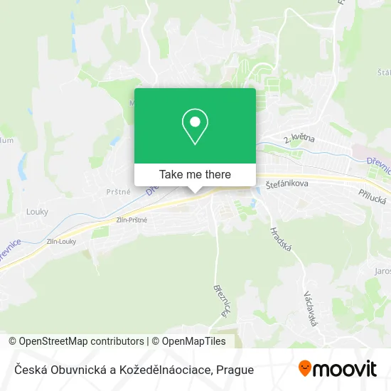 Карта Česká Obuvnická a Kožedělnáociace