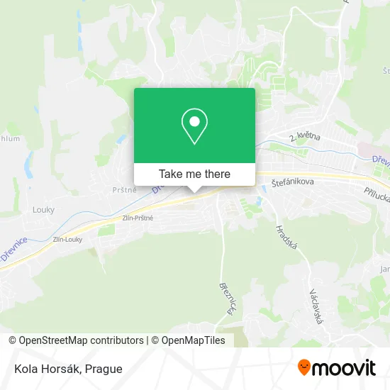 Kola Horsák map