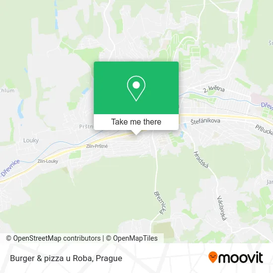 Карта Burger & pizza u Roba