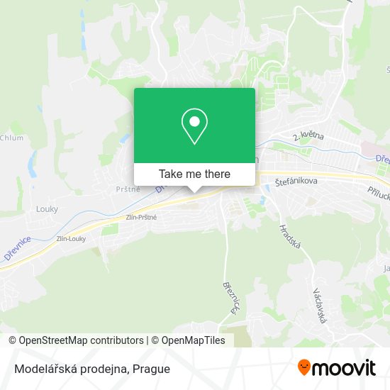 Карта Modelářská prodejna