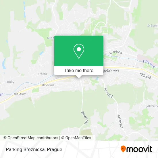 Карта Parking Březnická