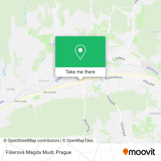Карта Fišerová Magda Mudr