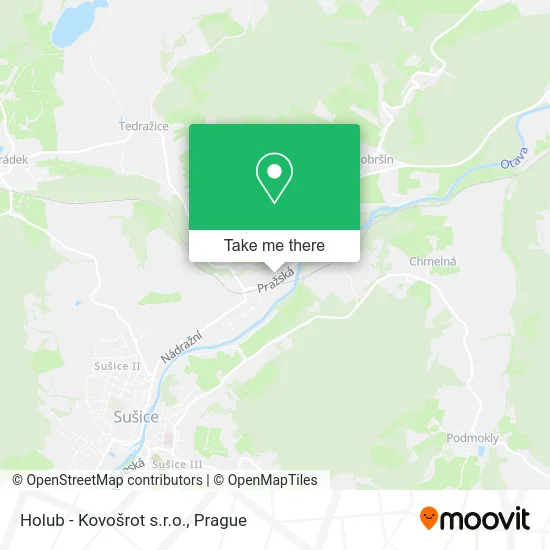 Карта Holub - Kovošrot s.r.o.
