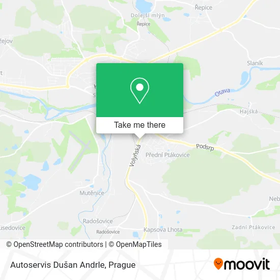 Карта Autoservis Dušan Andrle