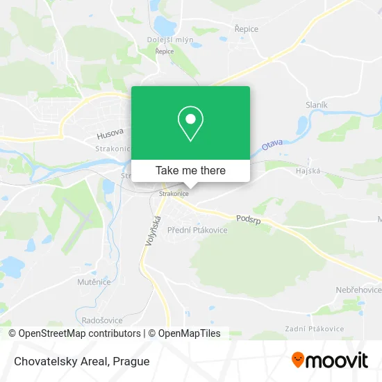 Карта Chovatelsky Areal