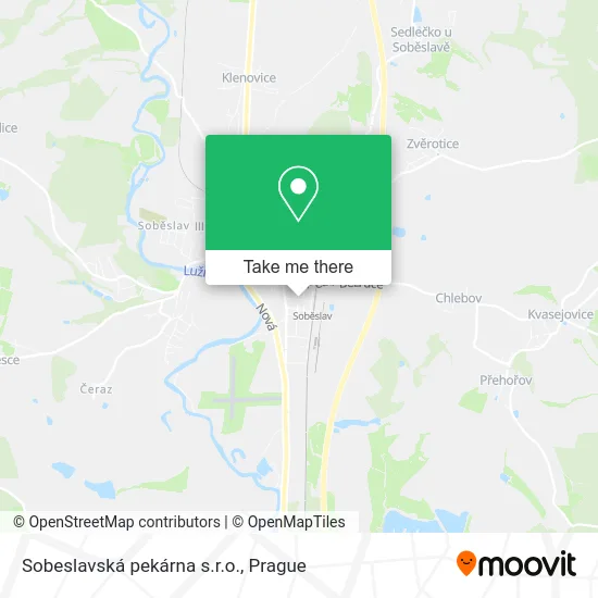 Карта Sobeslavská pekárna s.r.o.