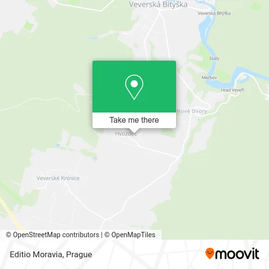 Карта Editio Moravia