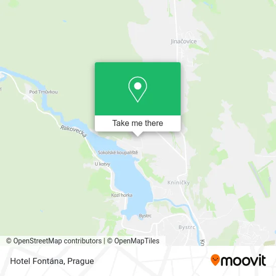 Карта Hotel Fontána