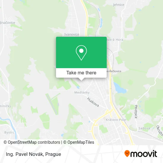 Карта Ing. Pavel Novák
