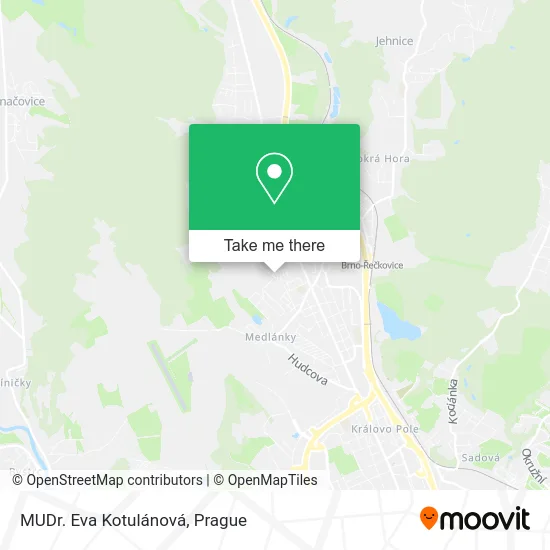 Карта MUDr. Eva Kotulánová