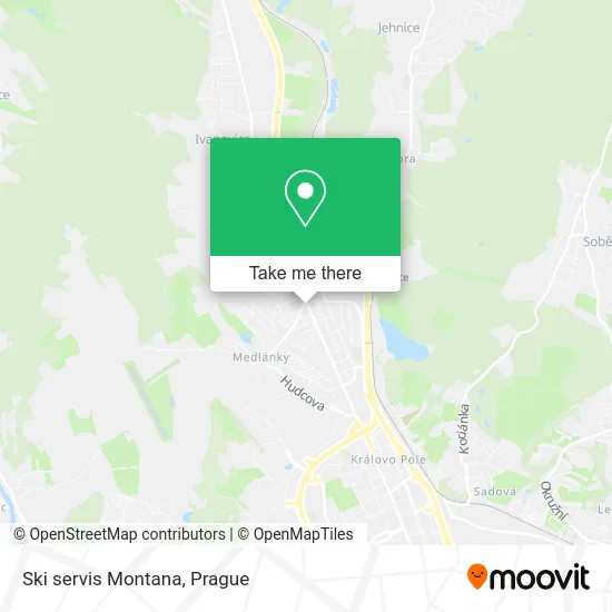 Карта Ski servis Montana
