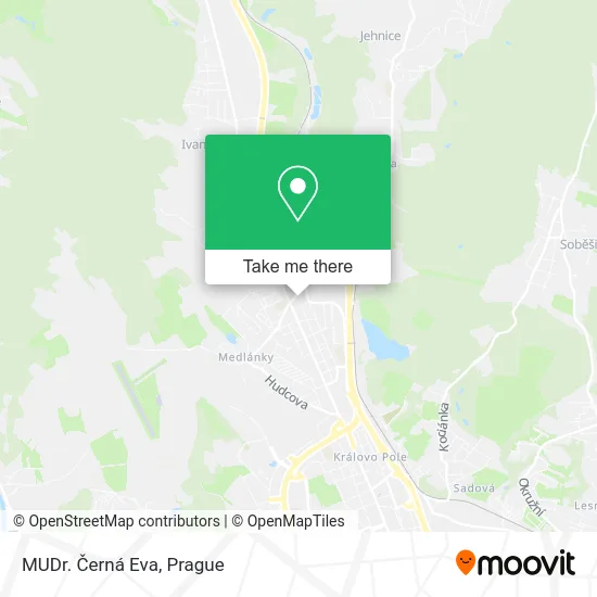 Карта MUDr. Černá Eva