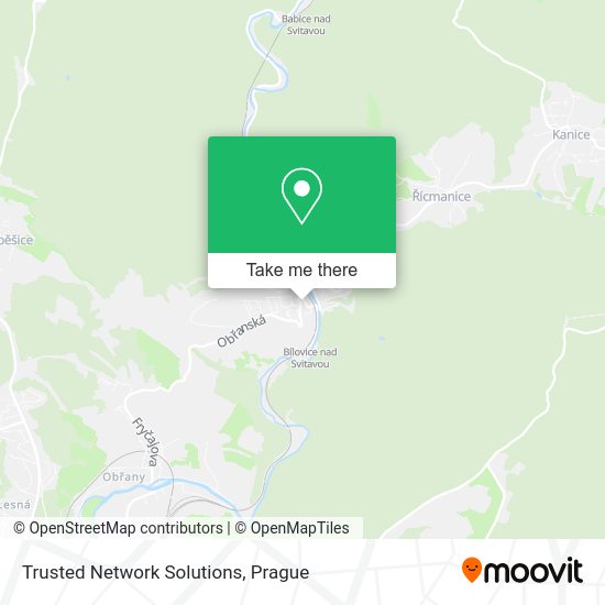 Карта Trusted Network Solutions