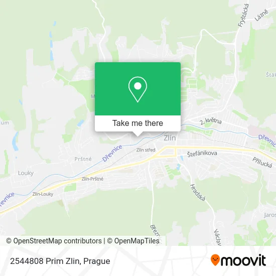 Карта 2544808 Prim Zlin