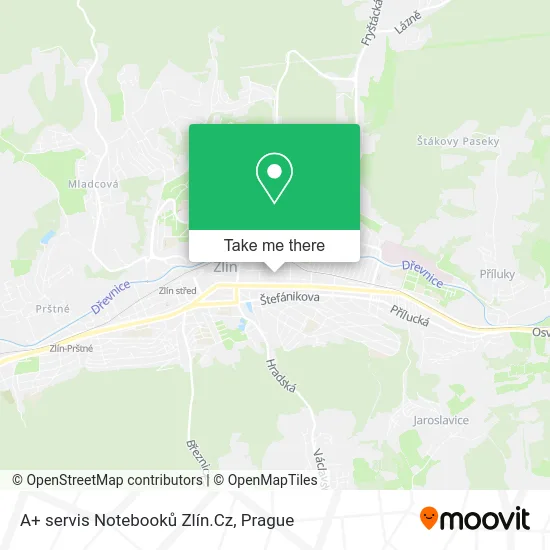 Карта A+ servis Notebooků Zlín.Cz