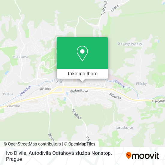 Карта Ivo Divila, Autodivila Odtahová služba Nonstop