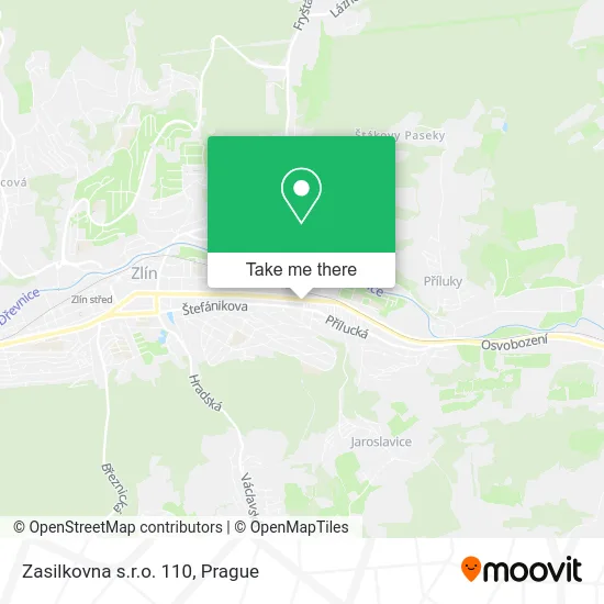 Карта Zasilkovna s.r.o. 110