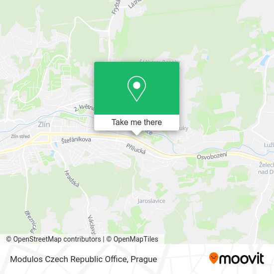 Карта Modulos Czech Republic Office