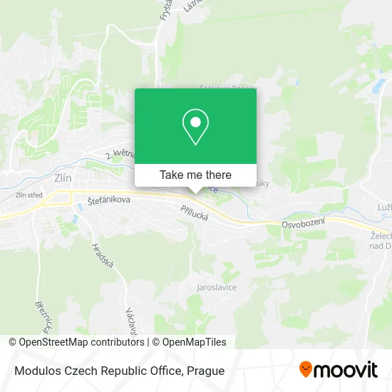 Карта Modulos Czech Republic Office
