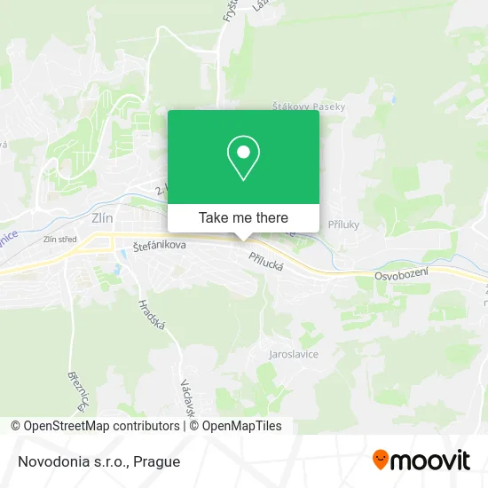 Карта Novodonia s.r.o.