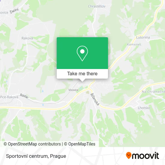 Карта Sportovní centrum