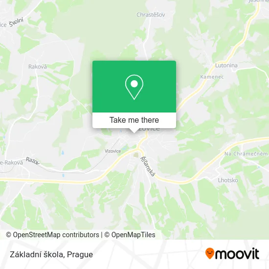 Карта Základní škola