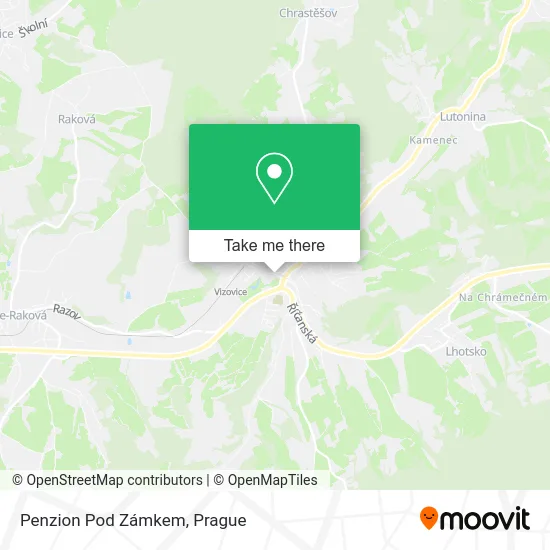 Карта Penzion Pod Zámkem