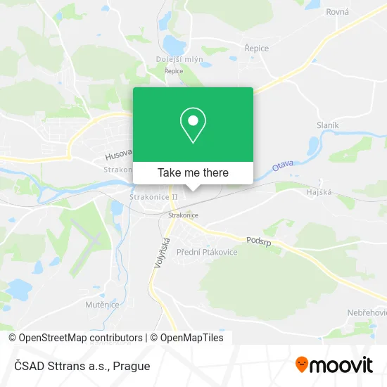 ČSAD Sttrans a.s. map