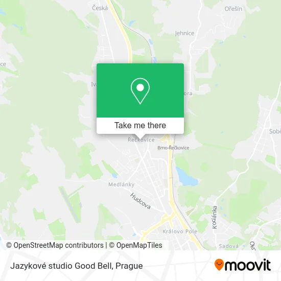 Карта Jazykové studio Good Bell