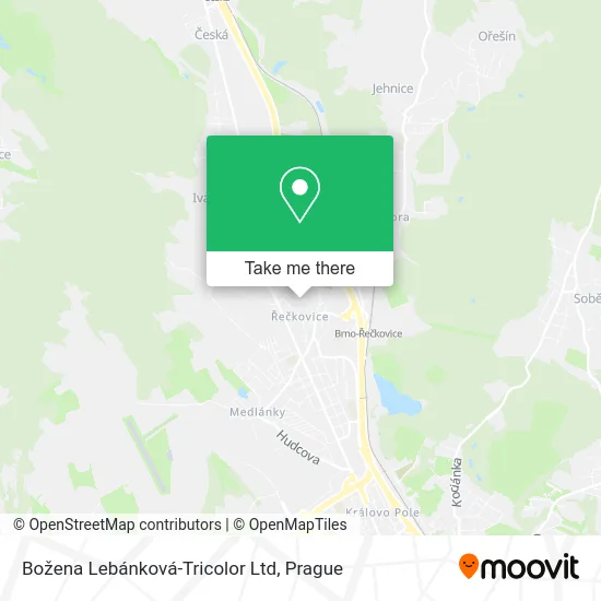 Карта Božena Lebánková-Tricolor Ltd