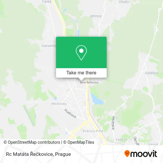 Rc Matáta Řečkovice map