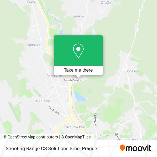 Карта Shooting Range CS Solutions Brno