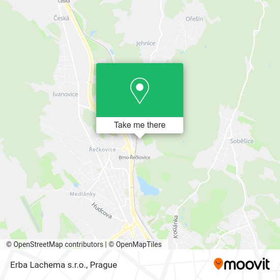 Карта Erba Lachema s.r.o.