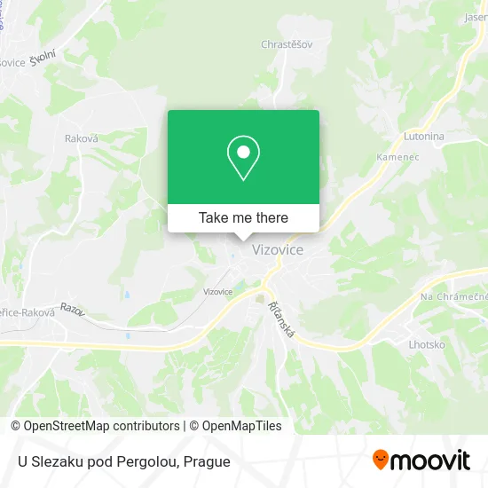 Карта U Slezaku pod Pergolou