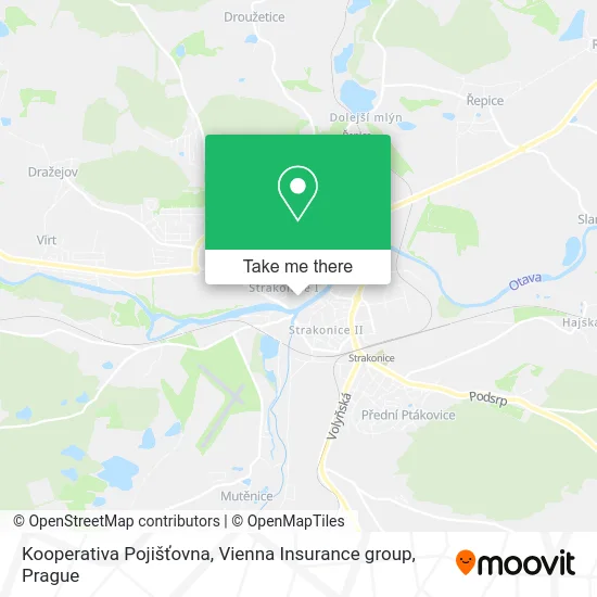 Kooperativa Pojišťovna, Vienna Insurance group map