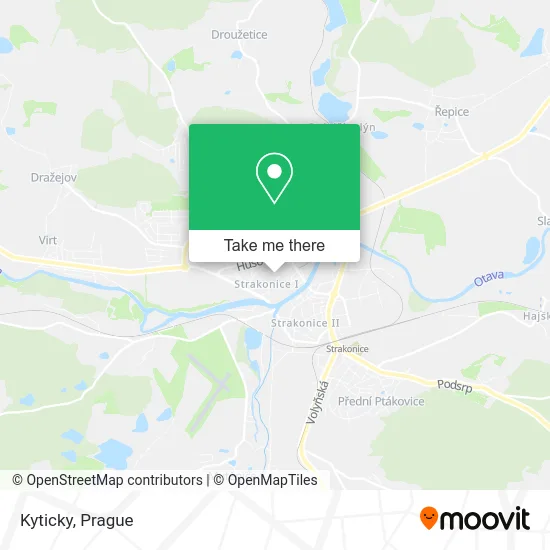 Kyticky map